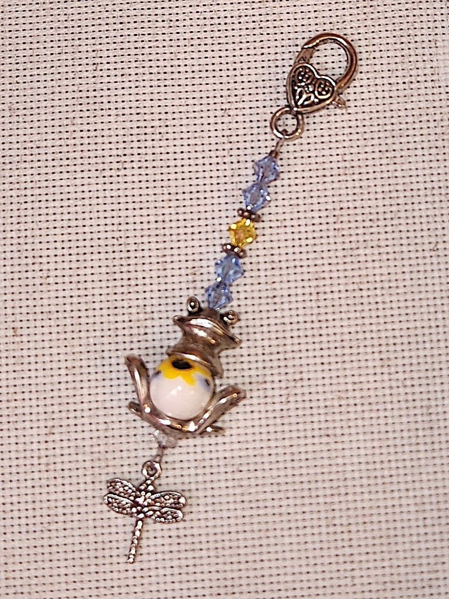 Sunflower Froggy scissor fob