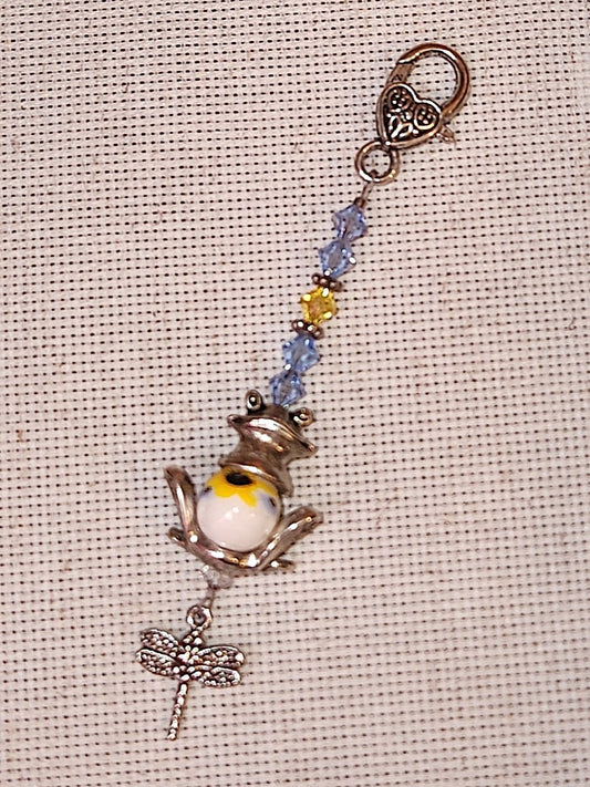Sunflower Froggy scissor fob