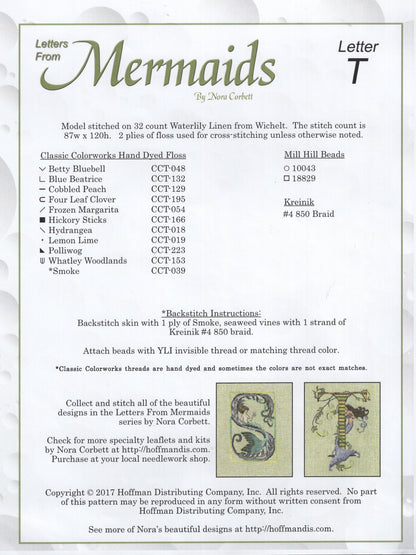 Letters From Mermaids - T