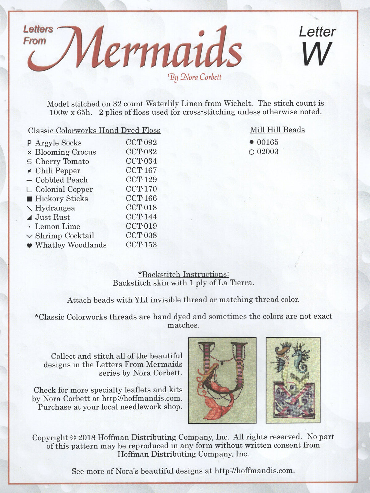 Letters From Mermaids - W