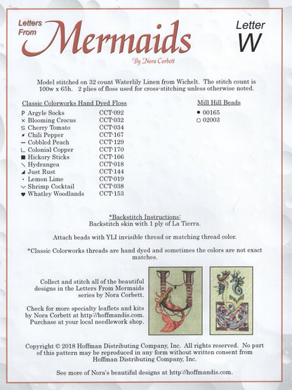 Letters From Mermaids - W