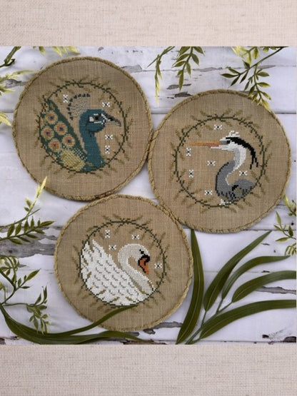 Elegant Birds Trio - #147