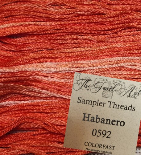 The Gentle Art, Sampler Threads - Habanero, 0592