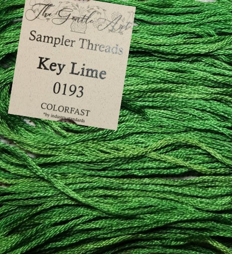 The Gentle Art, Sampler Threads - Key Lime, 0193