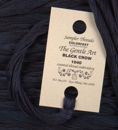 The Gentle Art, Sampler Threads - Black Crow, 1040