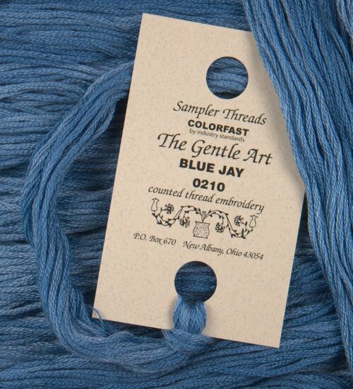 The Gentle Art, Sampler Threads - Blue Jay, 0210