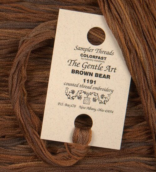 The Gentle Art, Sampler Threads - Brown Bear, 1191