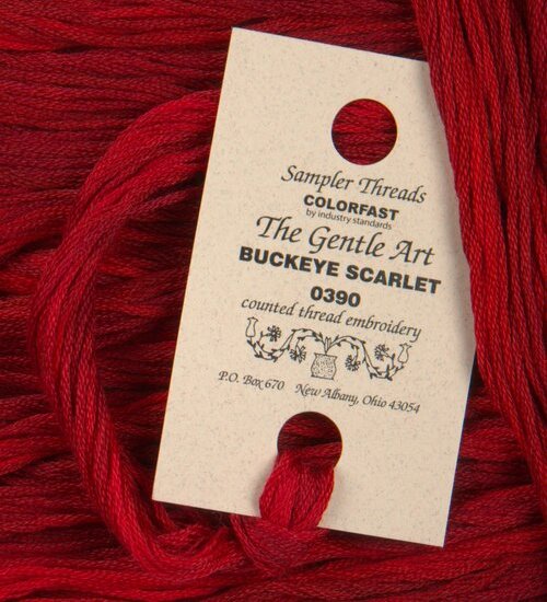 The Gentle Art, Sampler Threads - Buckeye Scarlet, 0390