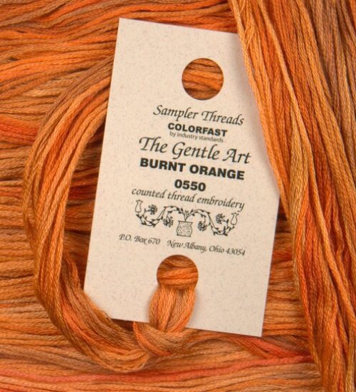 The Gentle Art, Sampler Threads - Burnt Orange, 0550