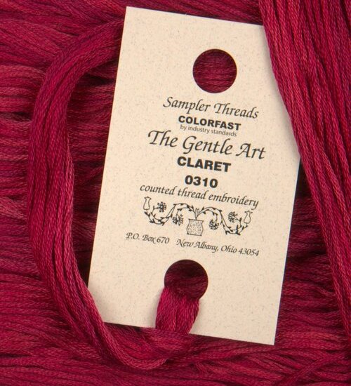 The Gentle Art, Sampler Threads - Claret, 0310