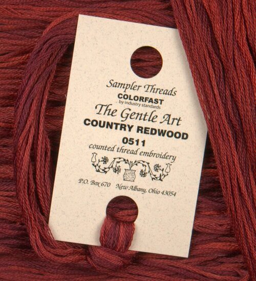 The Gentle Art, Sampler Threads - Country Redwood, 0511