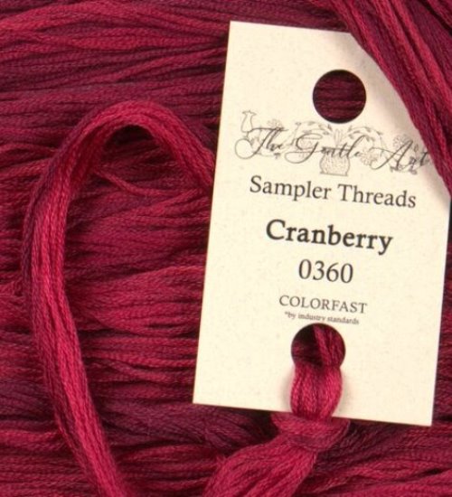 The Gentle Art, Sampler Threads - Cranberry, 0360