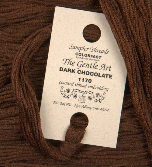 The Gentle Art, Sampler Threads - Dark Chocolate, 1170