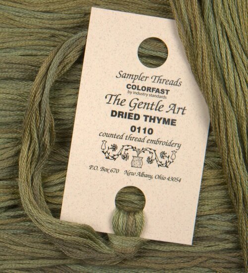 The Gentle Art, Sampler Threads - Dried Thyme, 0110