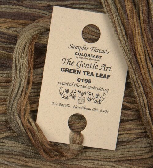The Gentle Art, Sampler Threads - Green Tea Leaf, 0195