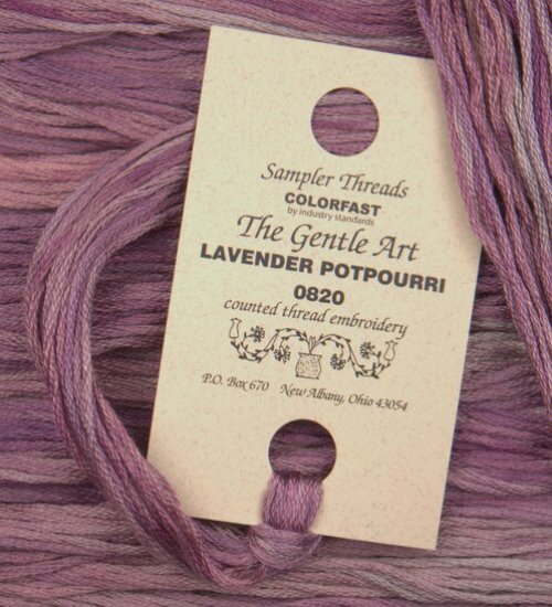 The Gentle Art, Sampler Threads - Lavender Potpourri, 0820
