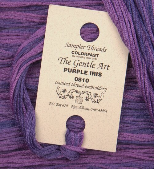 The Gentle Art, Sampler Threads - Purple Iris, 0810