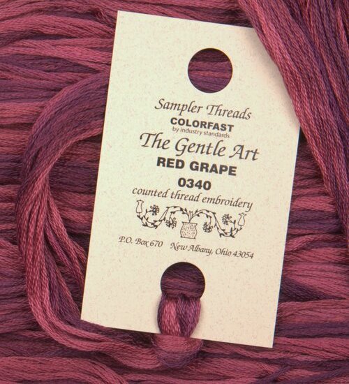 The Gentle Art, Sampler Threads - Red Grape, 0340