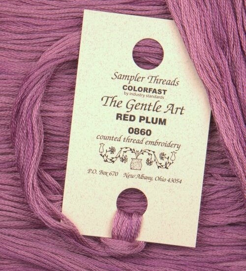 The Gentle Art, Sampler Threads - Red Plum, 0860