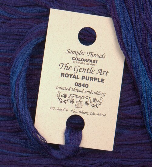 The Gentle Art, Sampler Threads - Royal Purple, 0840