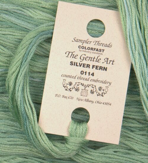 The Gentle Art, Sampler Threads - Silver Fern, 0114