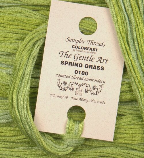 The Gentle Art, Sampler Threads - Spring Grass, 0180