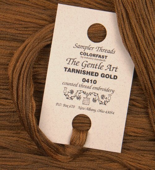 The Gentle Art, Sampler Threads - Tarnished Gold, 0410
