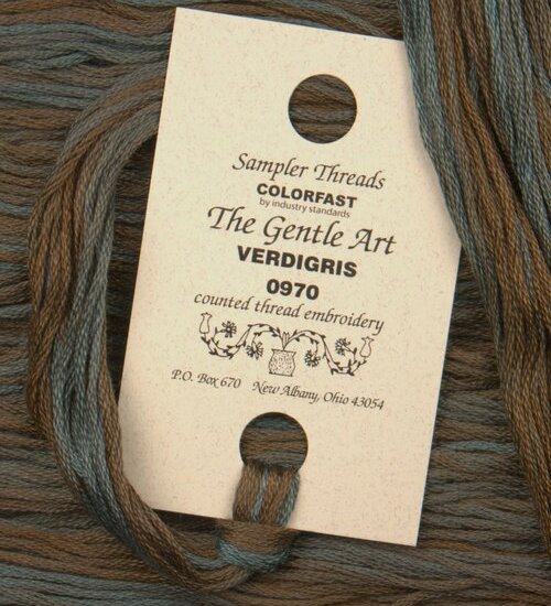 The Gentle Art, Sampler Threads - Verdigris, 0970