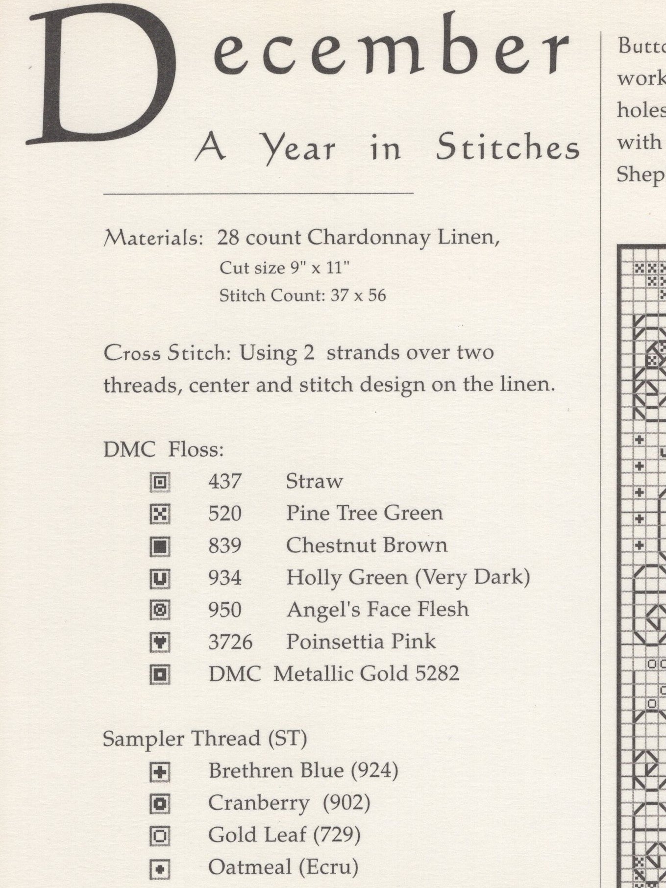 December - Year in Stitches