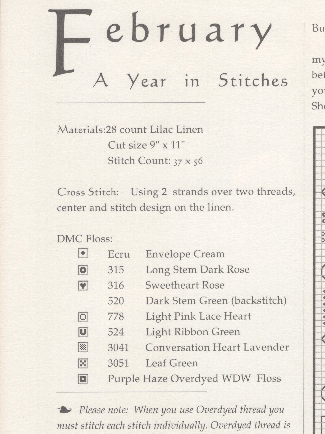 February - Year in Stitches