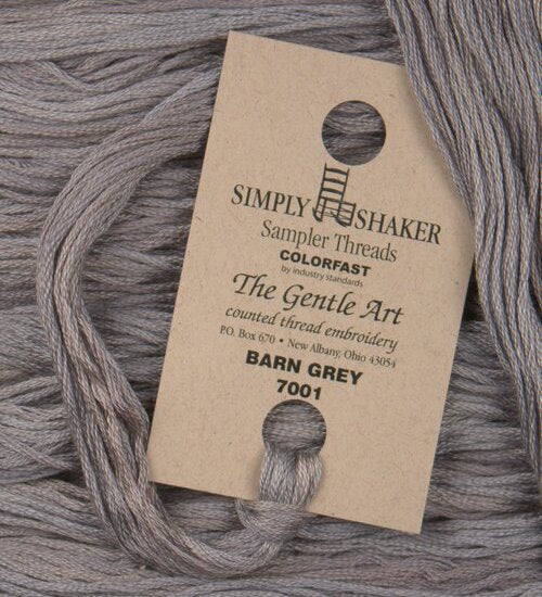 The Gentle Art, Simply Shaker Threads - Barn Grey, 7001
