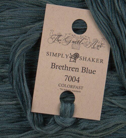 The Gentle Art, Simply Shaker Threads - Brethren Blue, 7004