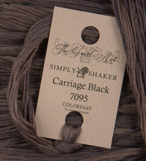 The Gentle Art, Simply Shaker Threads - Carriage Black, 7095
