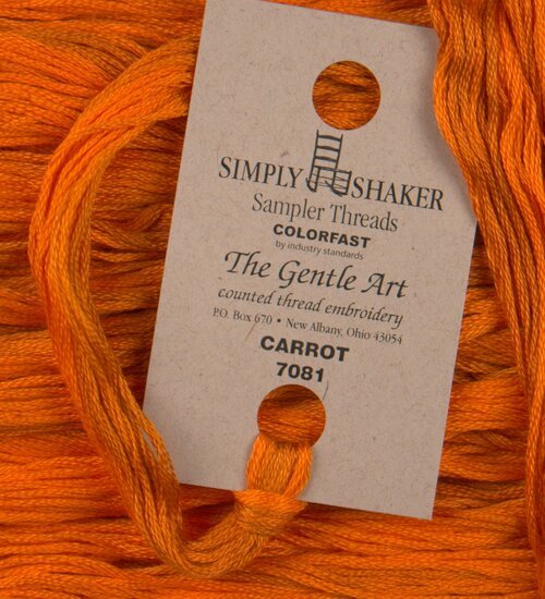 The Gentle Art, Simply Shaker Threads - Carrot, 7081