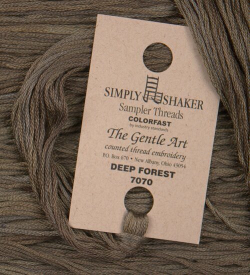 The Gentle Art, Simply Shaker Threads - Deep Forest, 7070