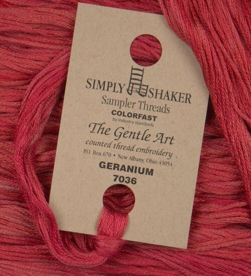 The Gentle Art, Simply Shaker Threads - Geranium, 7036