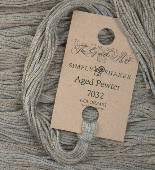 The Gentle Art, Simply Shaker Threads - Aged Pewter, 7032