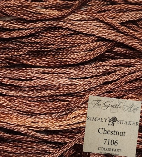 Chestnut, 7106 - TGA, Simply Shaker Threads
