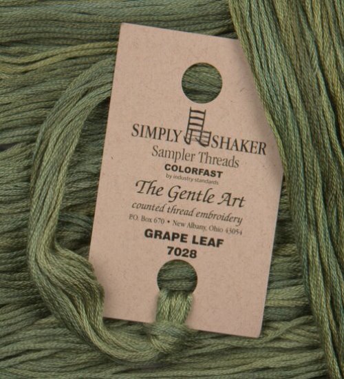 The Gentle Art, Simply Shaker Threads - Grape Leaf, 7028