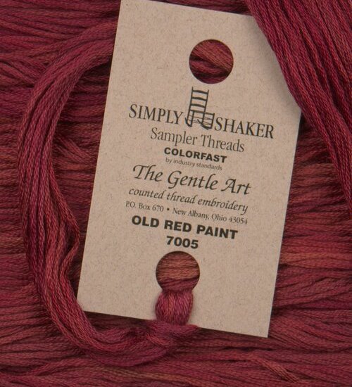 The Gentle Art, Simply Shaker Threads - Old Red Paint, 7005