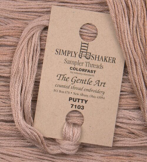The Gentle Art, Simply Shaker Threads - Putty, 7103