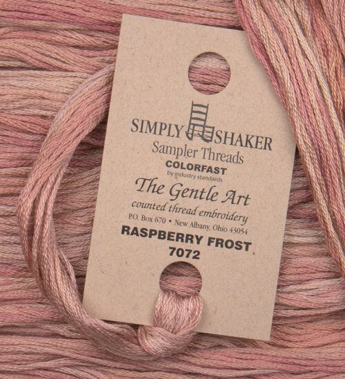 The Gentle Art, Simply Shaker Threads - Raspberry Frost, 7072