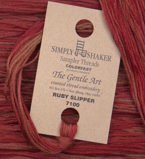 The Gentle Art, Simply Shaker Threads - Ruby Slipper, 7100