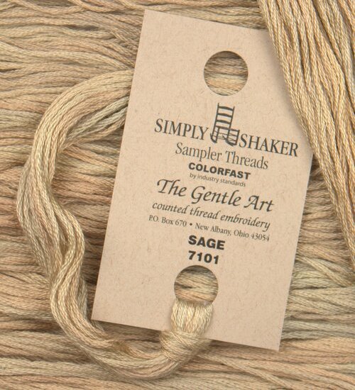 The Gentle Art, Simply Shaker Threads - Sage, 7101