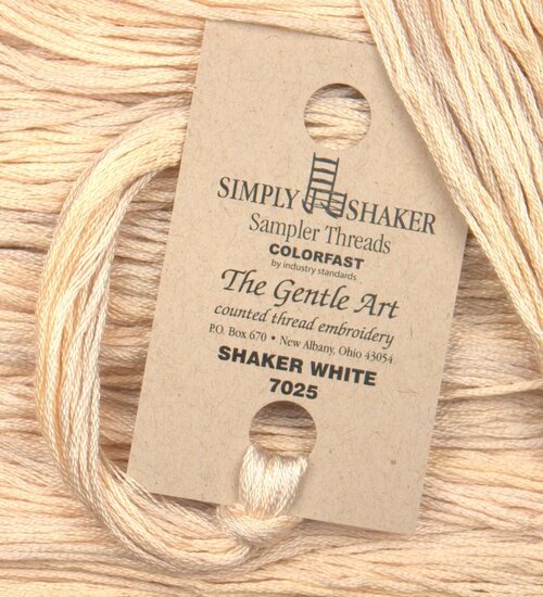 The Gentle Art, Simply Shaker Threads - Shaker White, 7025