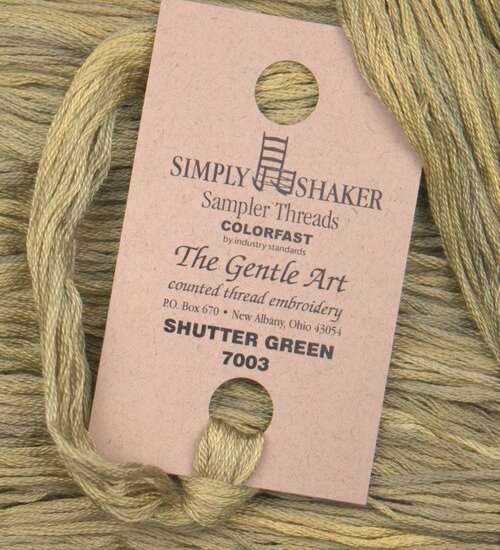 The Gentle Art, Simply Shaker Threads - Shutter Green, 7003