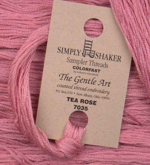 The Gentle Art, Simply Shaker Threads - Tea Rose, 7035