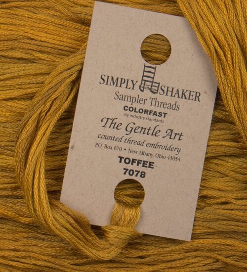 The Gentle Art, Simply Shaker Threads - Toffee, 7078