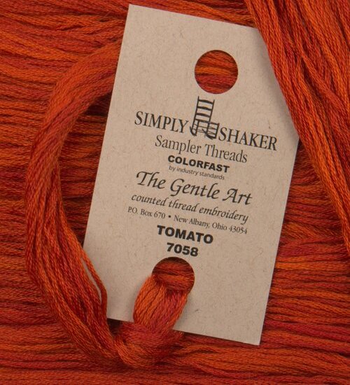 The Gentle Art, Simply Shaker Threads - Tomato, 7058