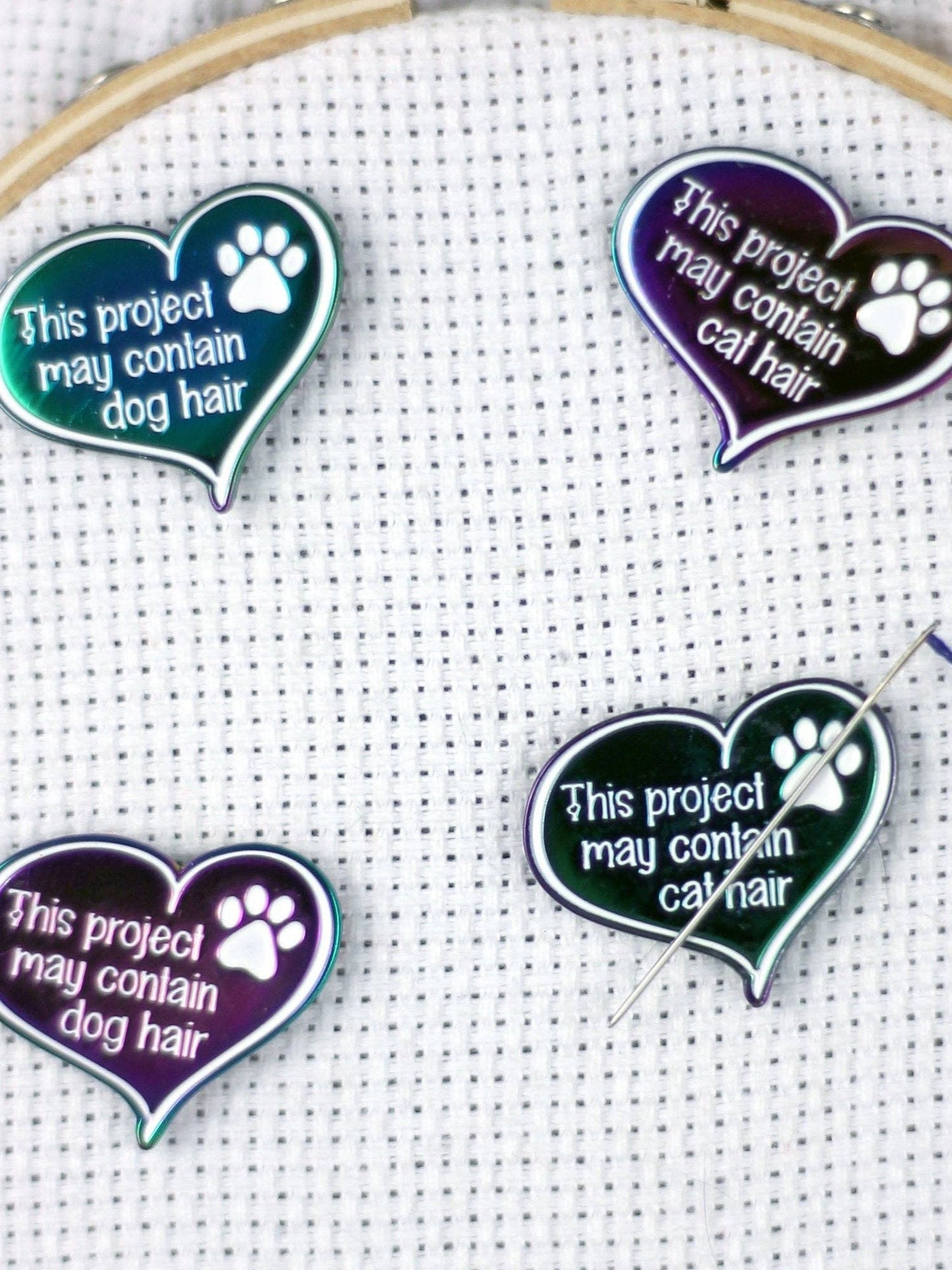 This Project May Contain Hair needle minder
